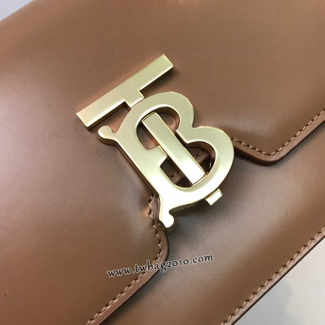 Burberry專門店新款小號TB專屬標識皮革鎖扣包 巴寶莉經典爆款皮革單肩斜背女包 yxb1374